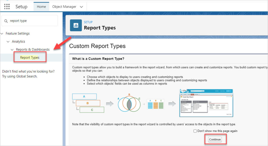 Create New Report Type