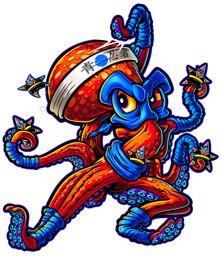Blu Ninjas Octopus